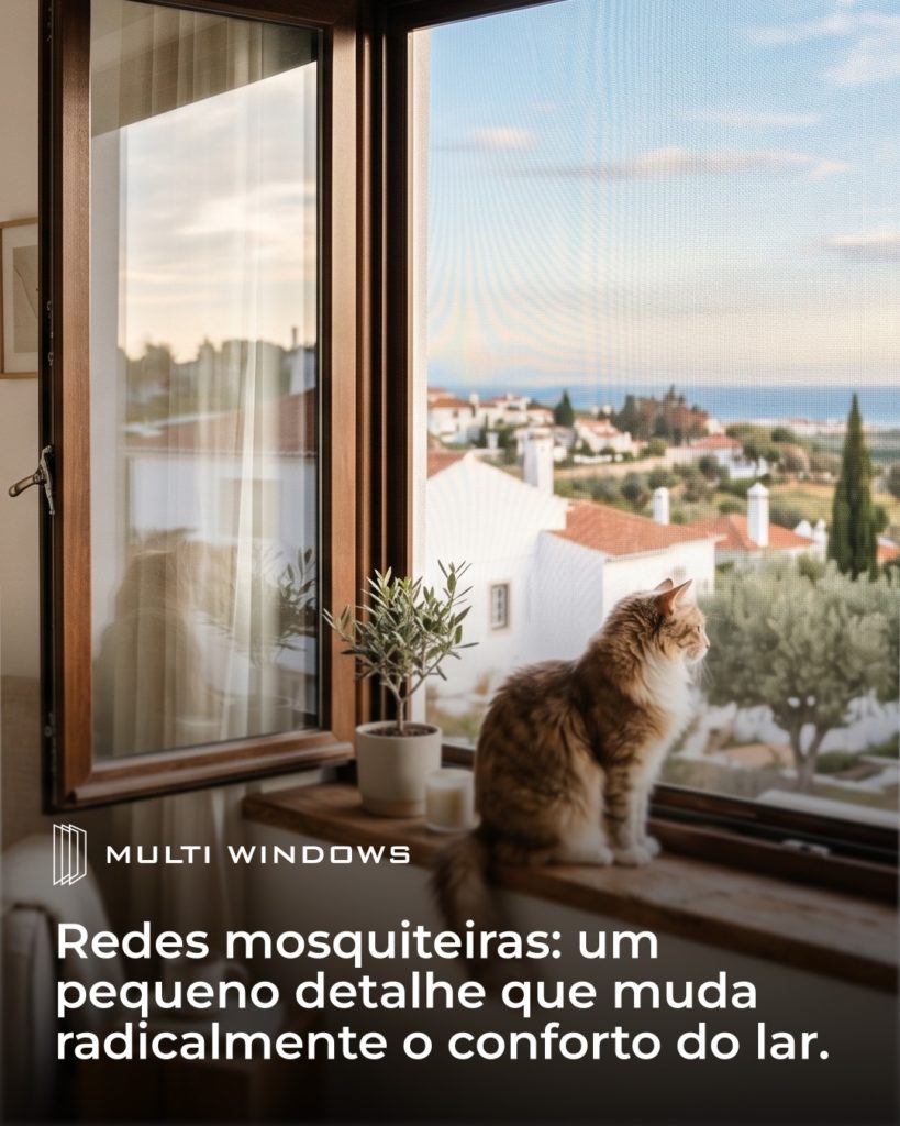 Redes mosquiteiras: um pequeno detalhe que muda radicalmente o conforto do lar.